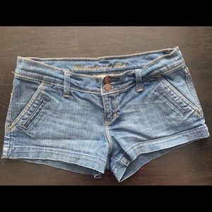 Abercrombie and a Fitch Blue Denim Jean Shorts